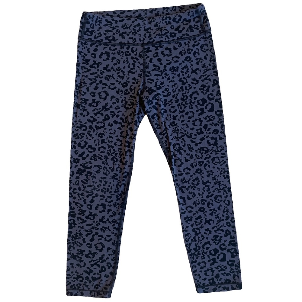 Athleta Girls Chitchat Tight, leopard print - size XL/14